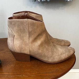 Womens tan booties